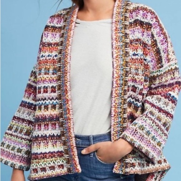 DRA Jackets & Blazers - Anthropologie DRA Multicolor Jacket | Size Medium